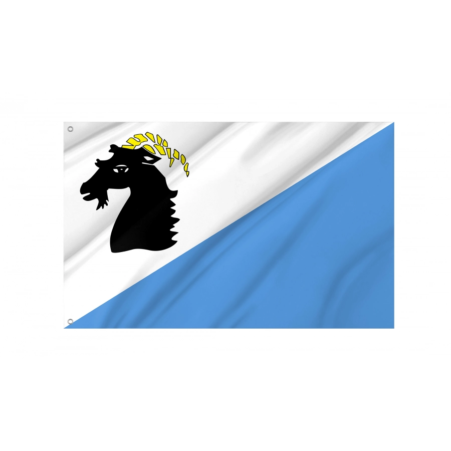 Flag Of Glucholazy, Patriotic Flags, Unique Design Print, Flags For Indoor & Outdoor Use - High Quality Poland for Indoor and Outdoor Use