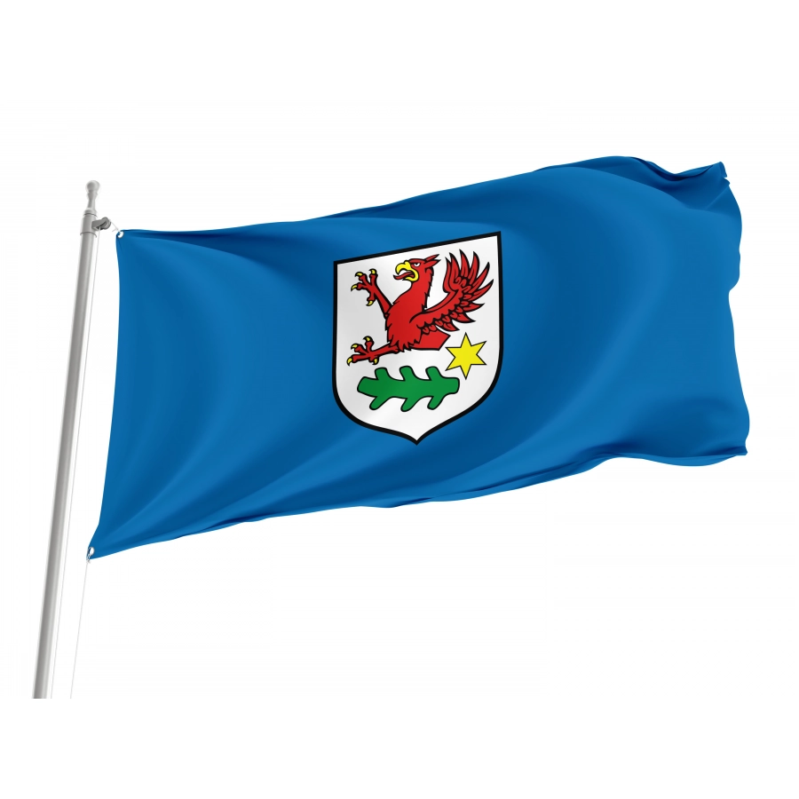 Flag Of Gryfino, Patriotic Flags, Unique Design Print, Flags For Indoor & Outdoor Use - High Quality Poland for Indoor and Outdoor Use
