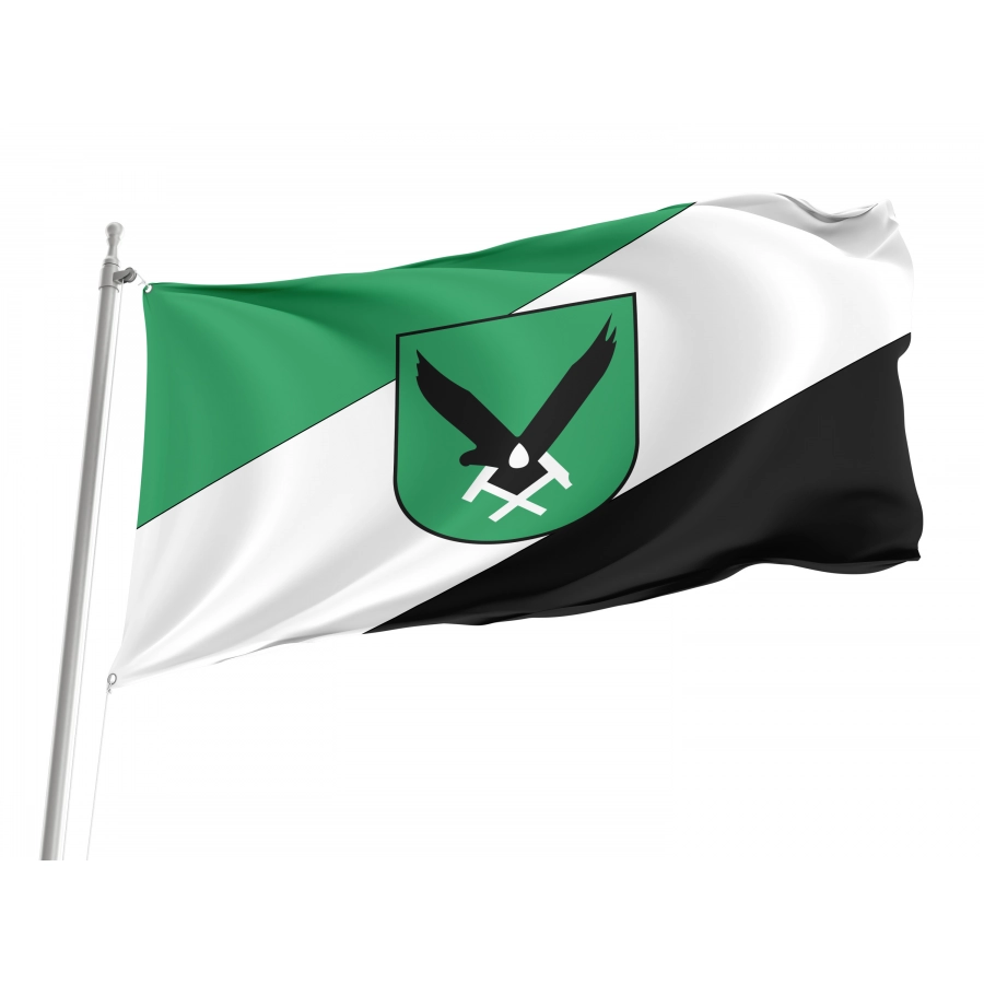 Flag Of Jastrzebie Zdroj, Patriotic Flags, Unique Design Print, Flags For Indoor & Outdoor Use - High Quality Poland for Indoor and Outdoor Use