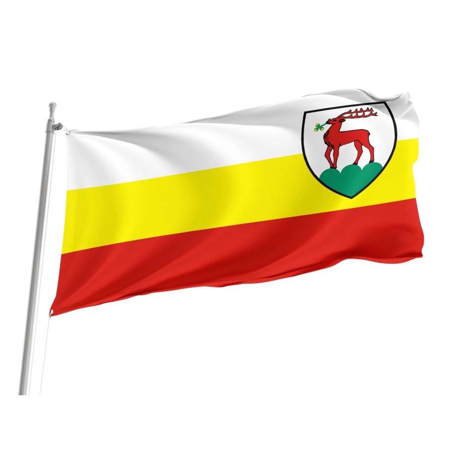 Flag Of Jelenia Gora, Patriotic Flags, Unique Design Print, Flags For Indoor & Outdoor Use - High Quality Poland for Indoor and Outdoor Use