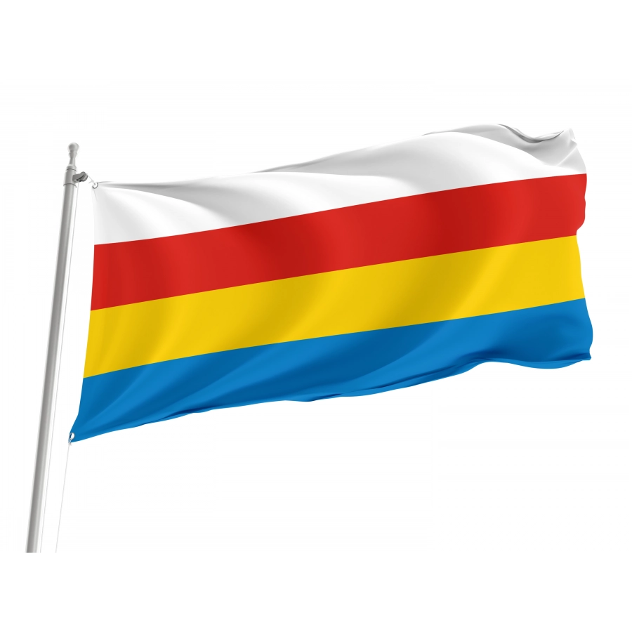Flag Of Knurow, Patriotic Flags, Unique Design Print, Flags For Indoor & Outdoor Use - High Quality Poland for Indoor and Outdoor Use