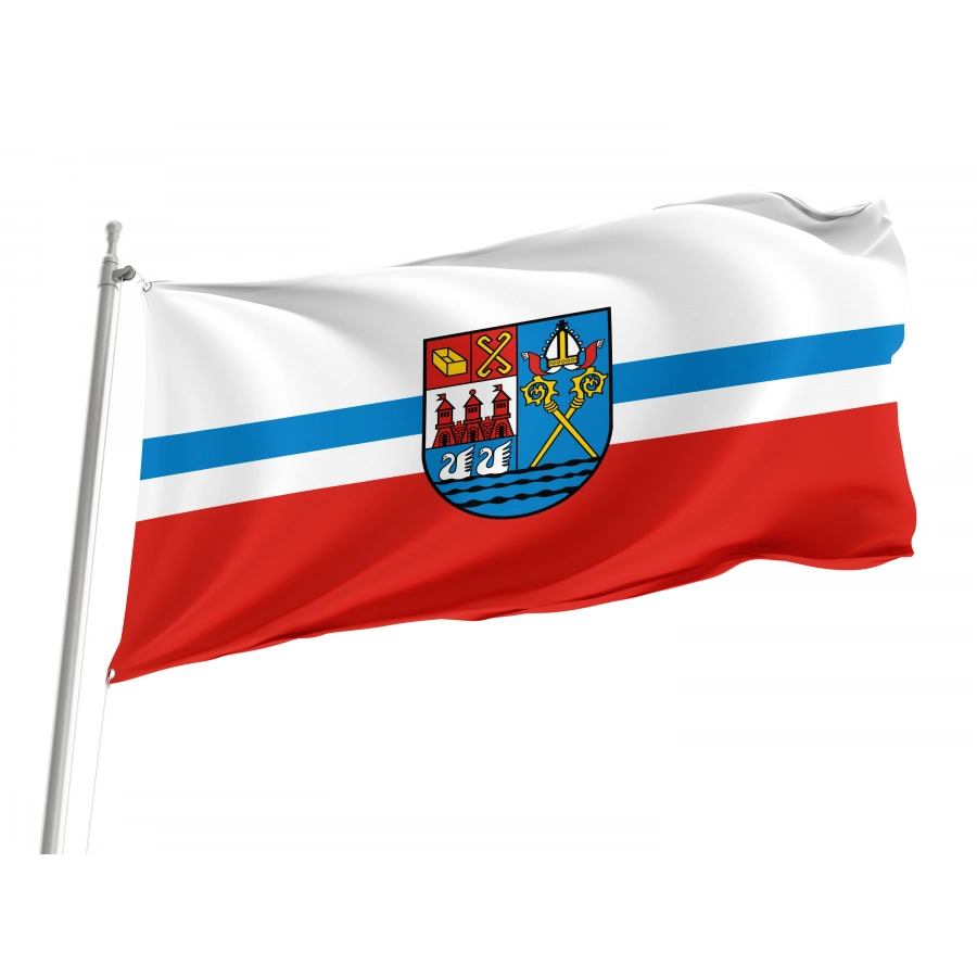 Flag Of Kolobrzeg, Patriotic Flags, Unique Design Print, Flags For Indoor & Outdoor Use - High Quality Poland for Indoor and Outdoor Use
