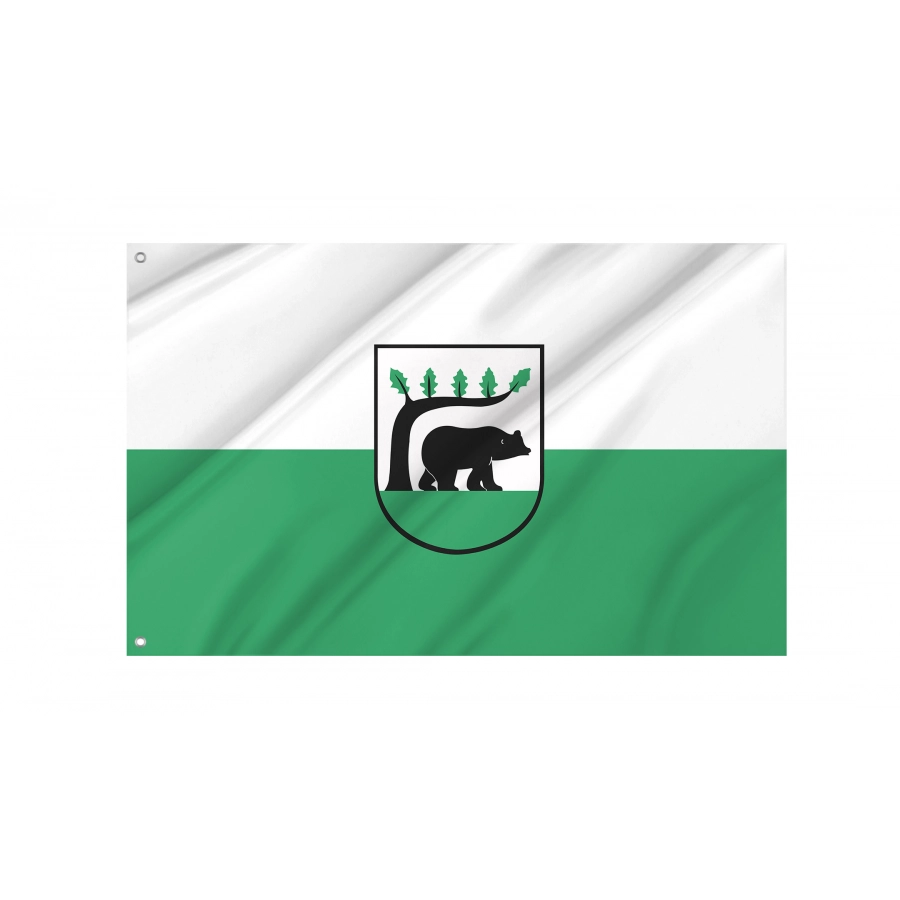 Flag Of Koscierzyna, Patriotic Flags, Unique Design Print, Flags For Indoor & Outdoor Use - High Quality Poland for Indoor and Outdoor Use