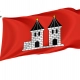 Ksiaz Wielkopolski Flag for Indoor & Outdoor Use - Imagine 1