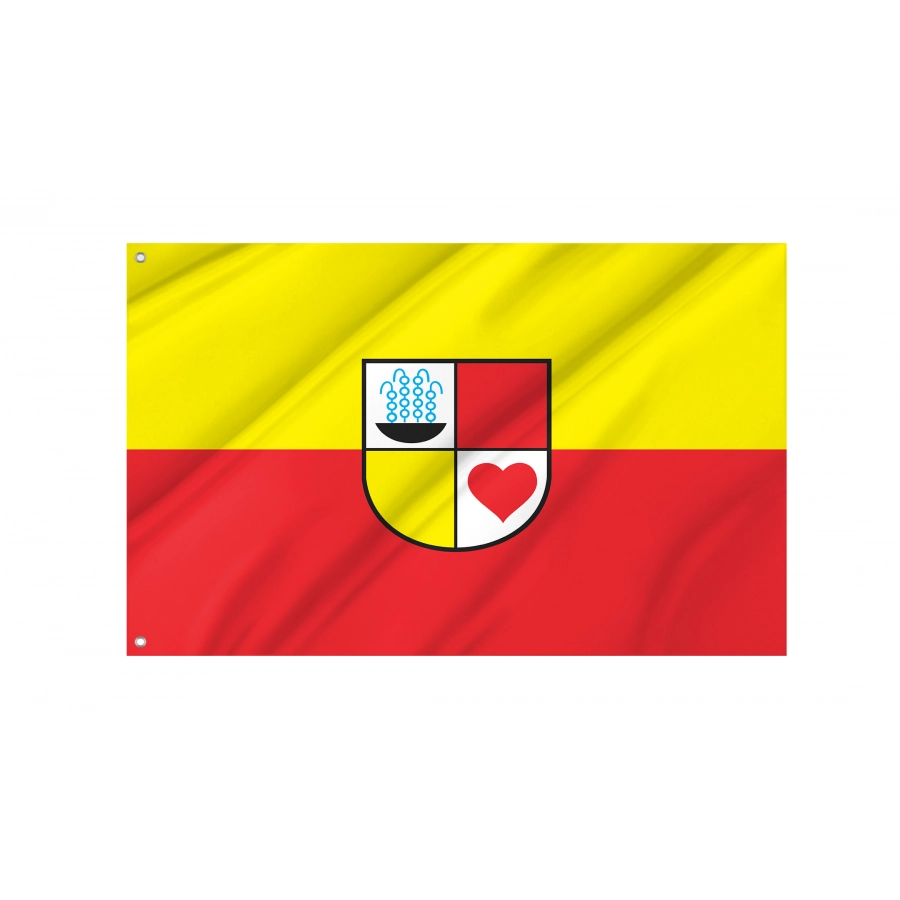 Flag Of Kudowa-Zdroj, Patriotic Flags, Unique Design Print, Flags For Indoor & Outdoor Use - High Quality Poland for Indoor and Outdoor Use