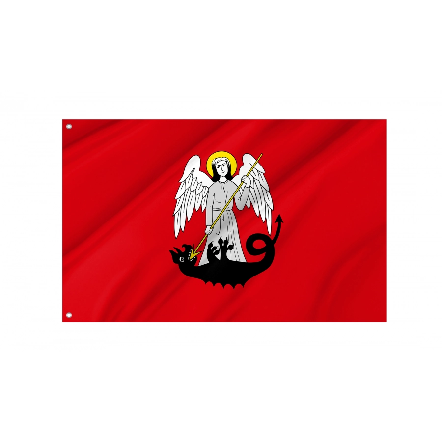 Flag Of Lancut, Patriotic Flags, Unique Design Print, Flags For Indoor & Outdoor Use - High Quality Poland for Indoor and Outdoor Use
