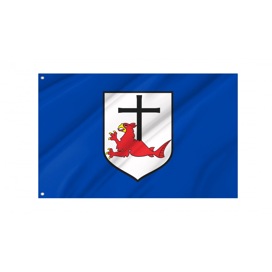 Flag Of Leba, Patriotic Flags, Unique Design Print, Flags For Indoor & Outdoor Use - High Quality Poland for Indoor and Outdoor Use