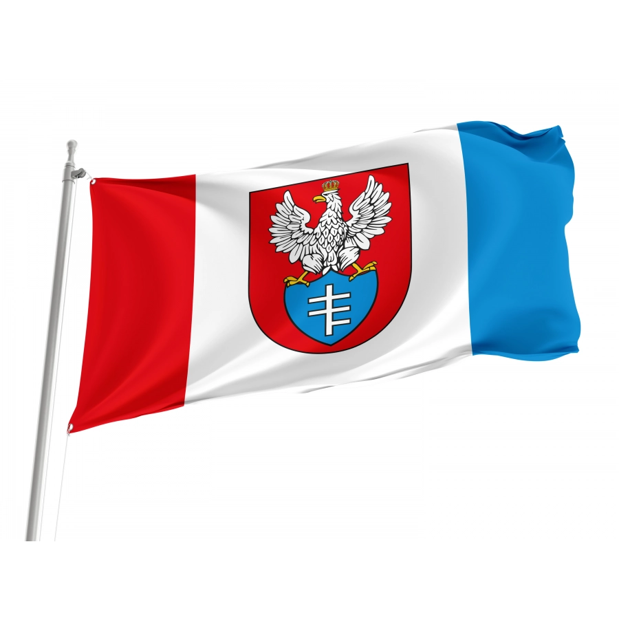 Flag Of Legionowo, Patriotic Flags, Unique Design Print, Flags For Indoor & Outdoor Use - High Quality Poland for Indoor and Outdoor Use