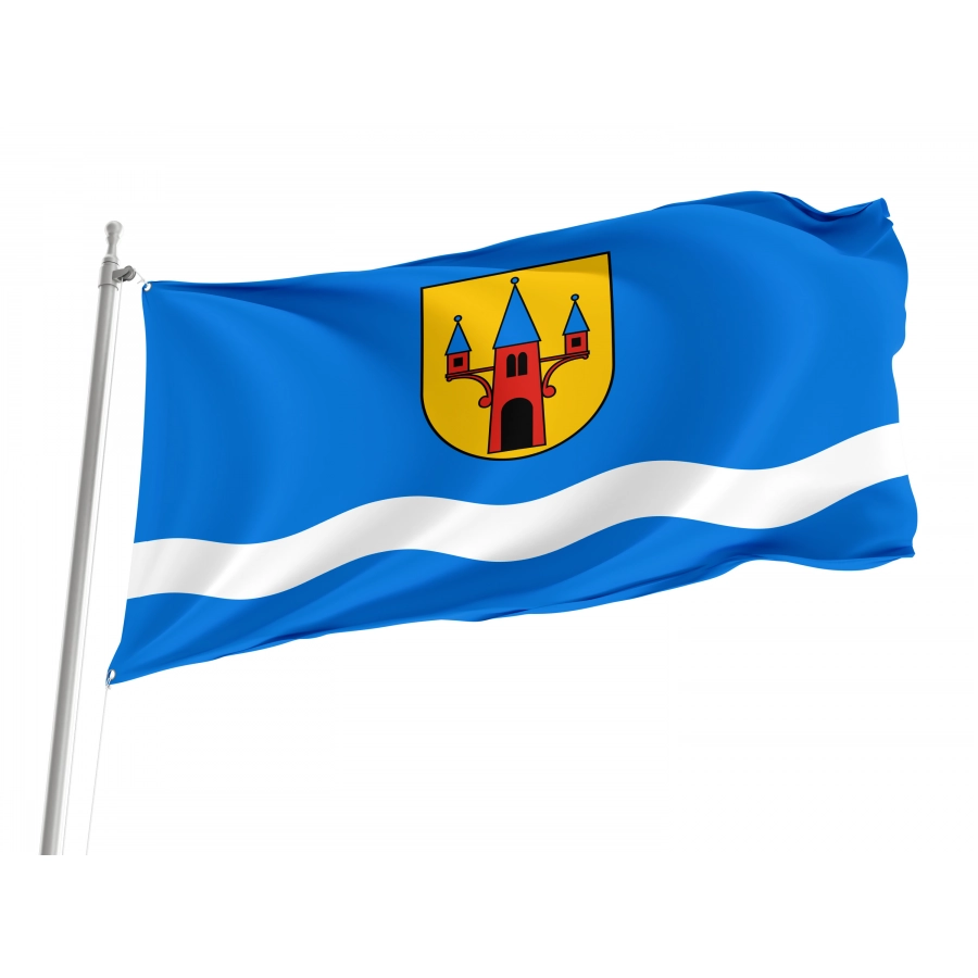 Flag Of Naklo Nad Notecia, Patriotic Flags, Unique Design Print, Flags For Indoor & Outdoor Use - High Quality Poland for Indoor and Outdoor Use