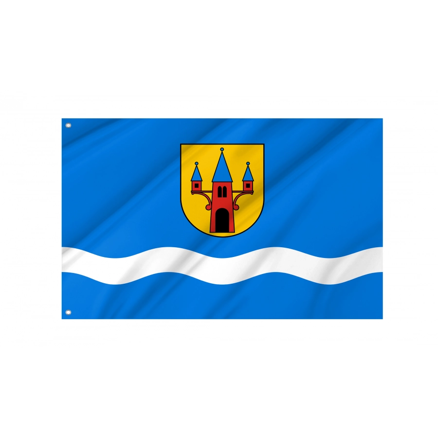 Flag Of Naklo Nad Notecia, Patriotic Flags, Unique Design Print, Flags For Indoor & Outdoor Use - High Quality Poland for Indoor and Outdoor Use