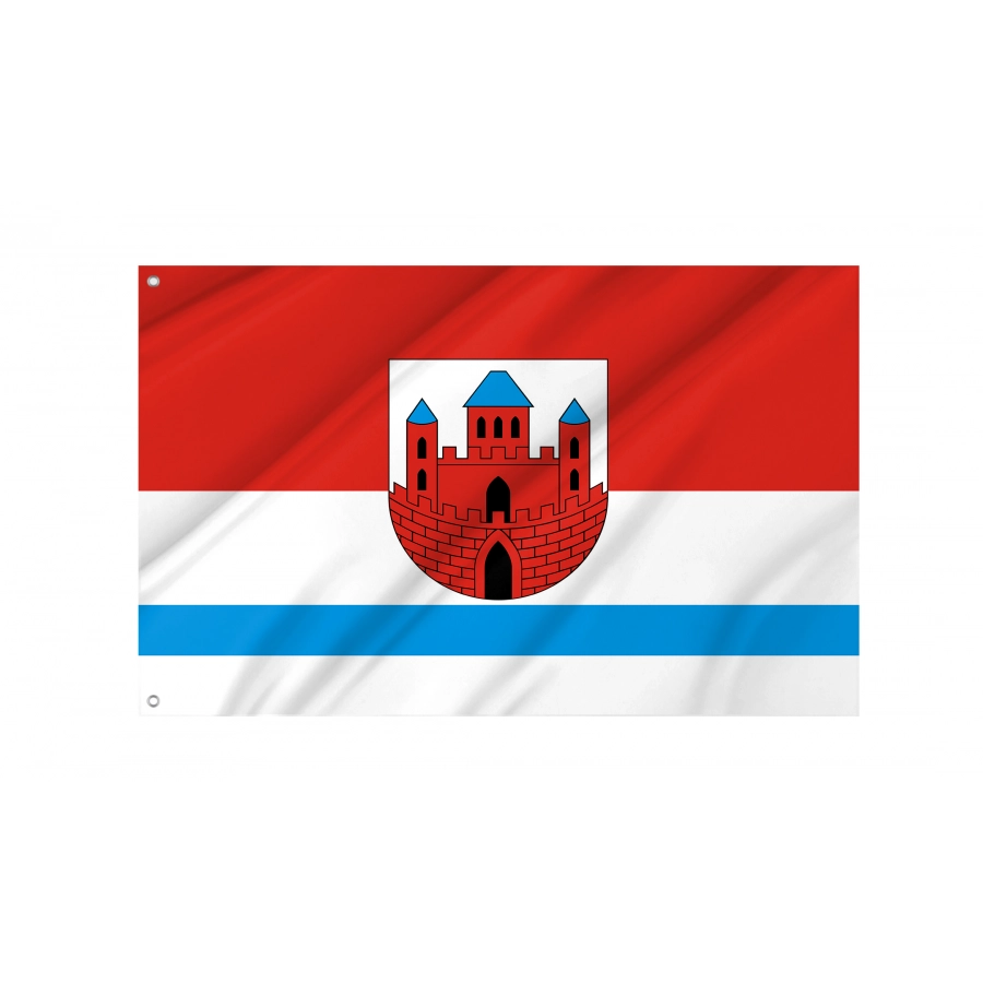 Flag Of Nowe, Patriotic Flags, Unique Design Print, Flags For Indoor & Outdoor Use - High Quality Poland for Indoor and Outdoor Use