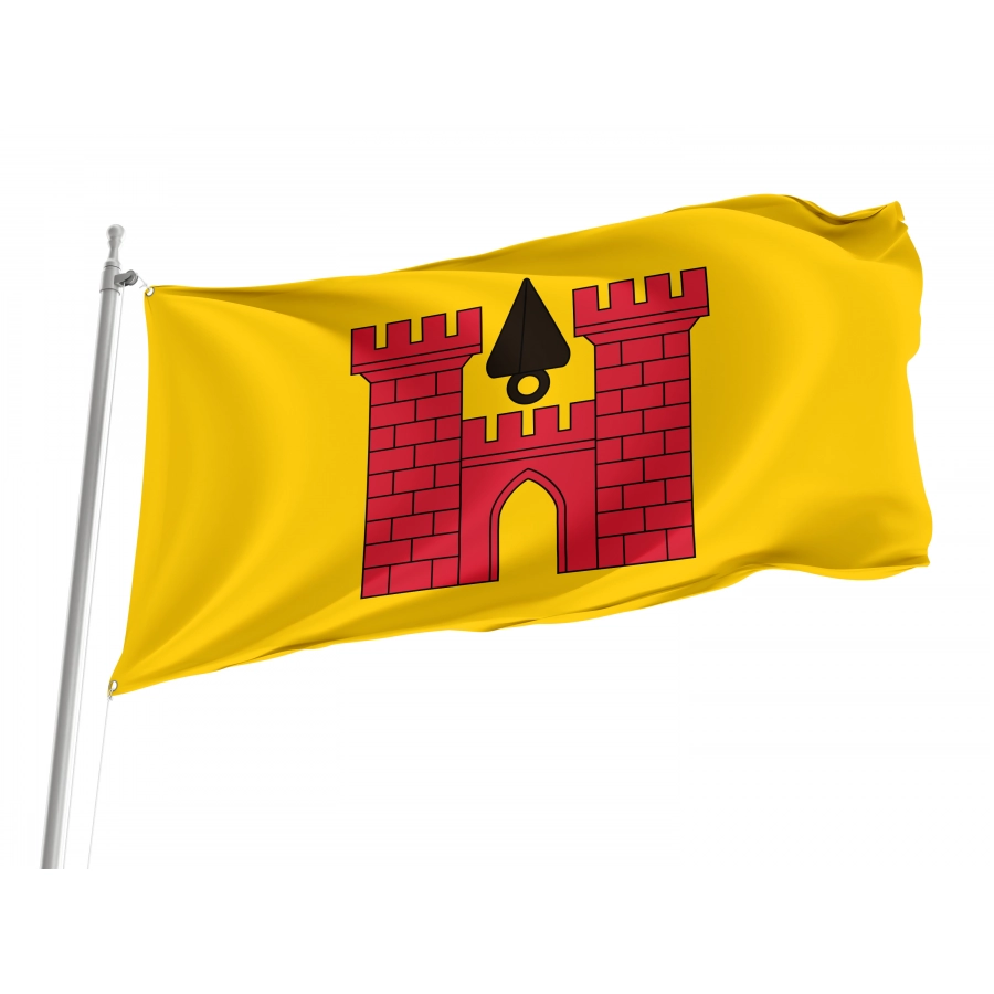 Flag Of Olkusz, Patriotic Flags, Unique Design Print, Flags For Indoor & Outdoor Use - High Quality Poland for Indoor and Outdoor Use