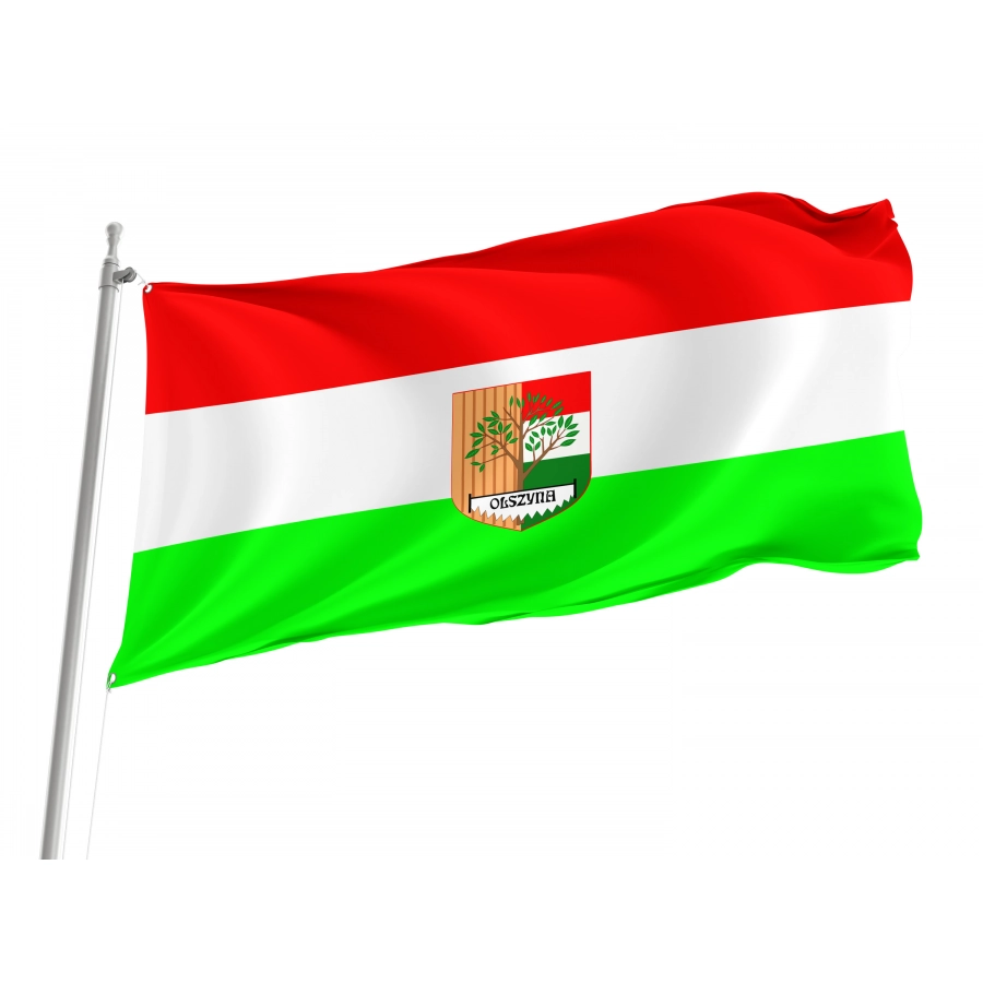 Flag Of Olszyna, Patriotic Flags, Unique Design Print, Flags For Indoor & Outdoor Use - High Quality Poland for Indoor and Outdoor Use