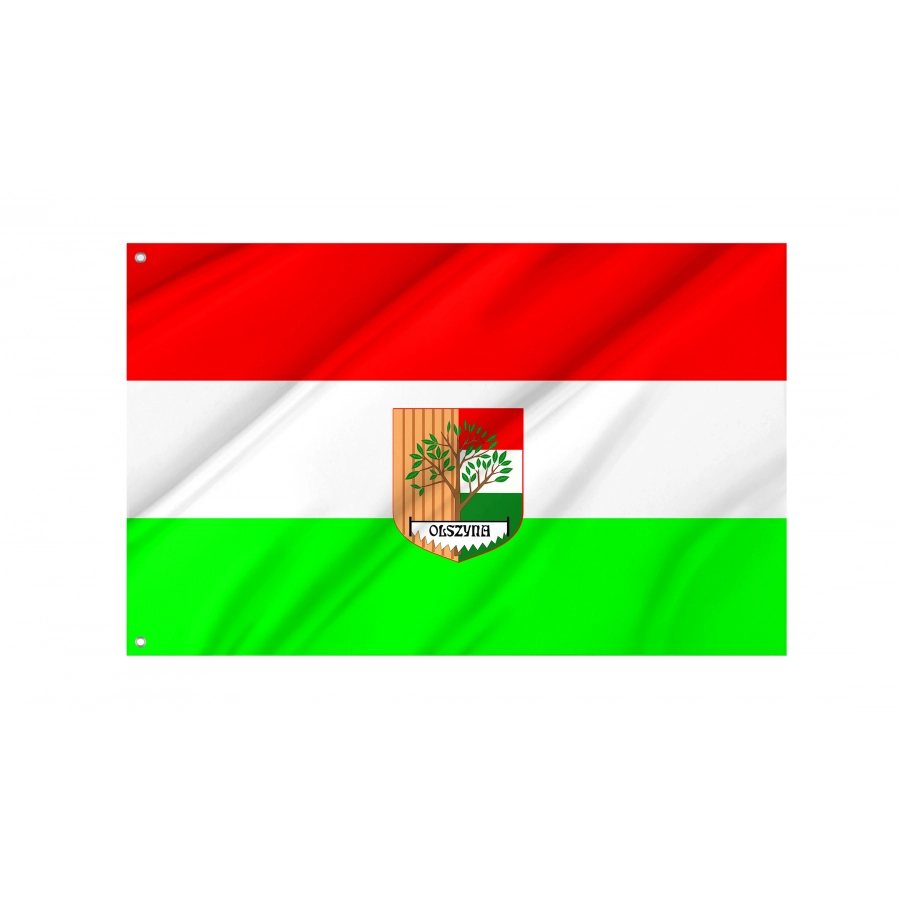 Flag Of Olszyna, Patriotic Flags, Unique Design Print, Flags For Indoor & Outdoor Use - High Quality Poland for Indoor and Outdoor Use