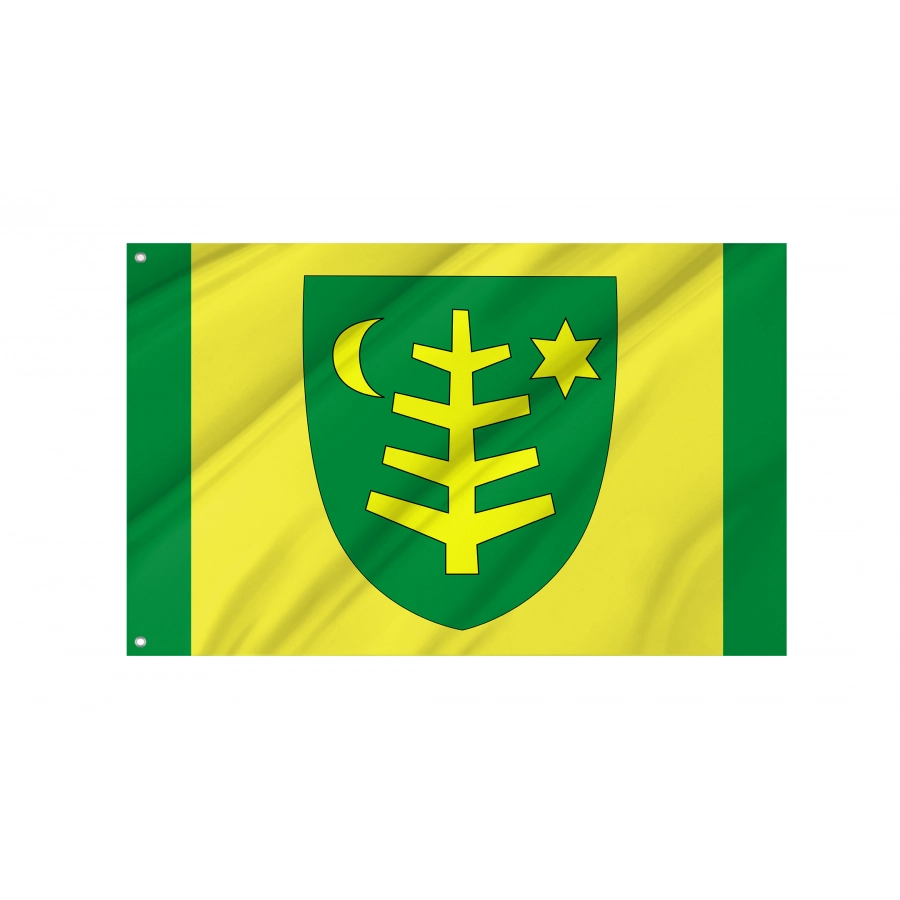 Flag Of Ostrow Mazowiecka, Patriotic Flags, Unique Design Print, Flags For Indoor & Outdoor Use - High Quality Poland for Indoor and Outdoor Use