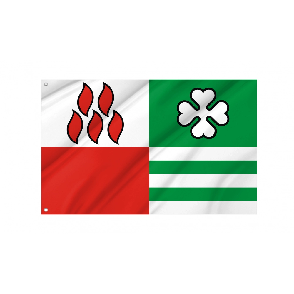 Ozarow Mazowiecki Flag for Indoor & Outdoor Use