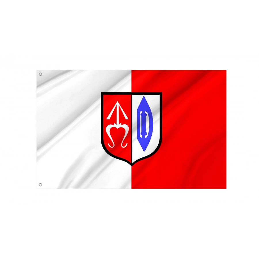 Flag Of Ozorkow, Patriotic Flags, Unique Design Print, Flags For Indoor & Outdoor Use - High Quality Poland for Indoor and Outdoor Use