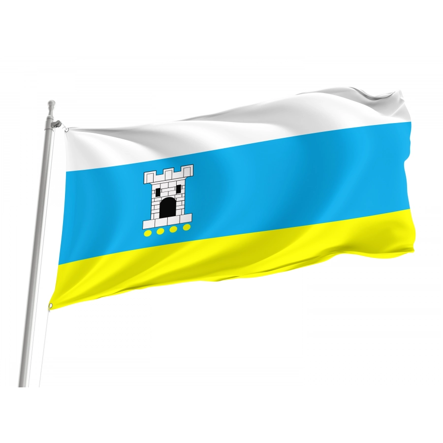 Flag Of Pleszew, Patriotic Flags, Unique Design Print, Flags For Indoor & Outdoor Use - High Quality Poland for Indoor and Outdoor Use