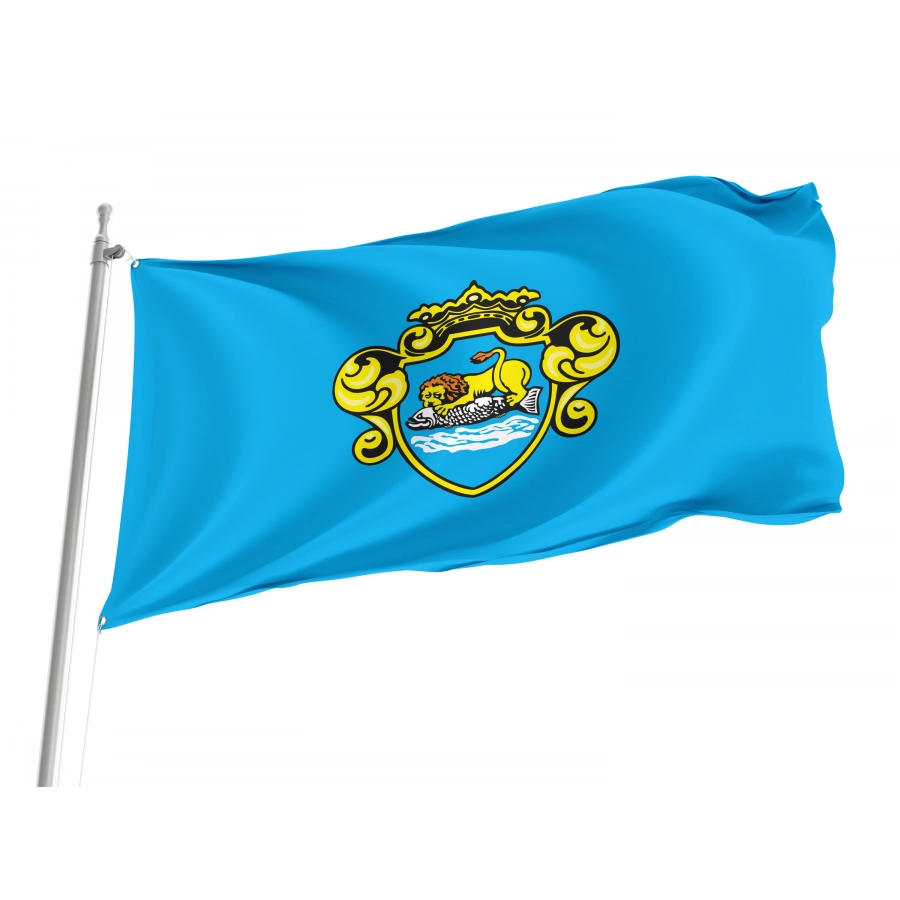 Flag Of Puck, Patriotic Flags, Unique Design Print, Flags For Indoor & Outdoor Use - High Quality Poland for Indoor and Outdoor Use