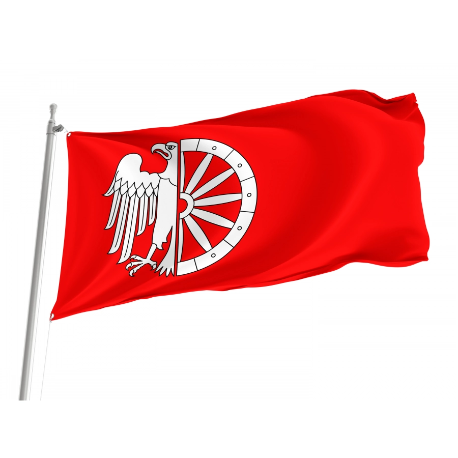 Flag Of Raciborz, Patriotic Flags, Unique Design Print, Flags For Indoor & Outdoor Use - High Quality Poland for Indoor and Outdoor Use