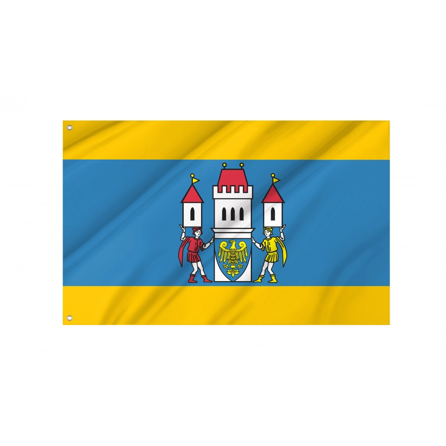 Flag Of Skoczow, Patriotic Flags, Unique Design Print, Flags For Indoor & Outdoor Use - High Quality Poland for Indoor and Outdoor Use