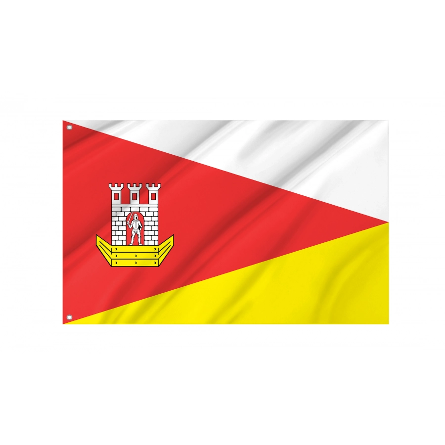 Flag Of Swarzedz With Coat Of Arms, Patriotic Flags, Unique Design Print, Flags For Indoor & Outdoor Use - High Quality Poland for Indoor and Outdoor Use