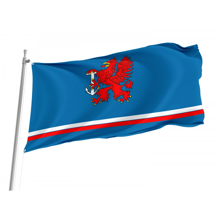 Flag Of Swinoujscie, Patriotic Flags, Unique Design Print, Flags For Indoor & Outdoor Use - High Quality Poland for Indoor and Outdoor Use