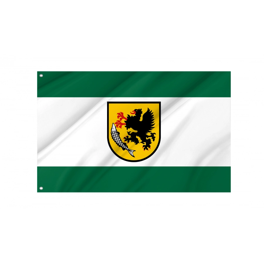 Flag Of Szczecinek, Patriotic Flags, Unique Design Print, Flags For Indoor & Outdoor Use - High Quality Poland for Indoor and Outdoor Use