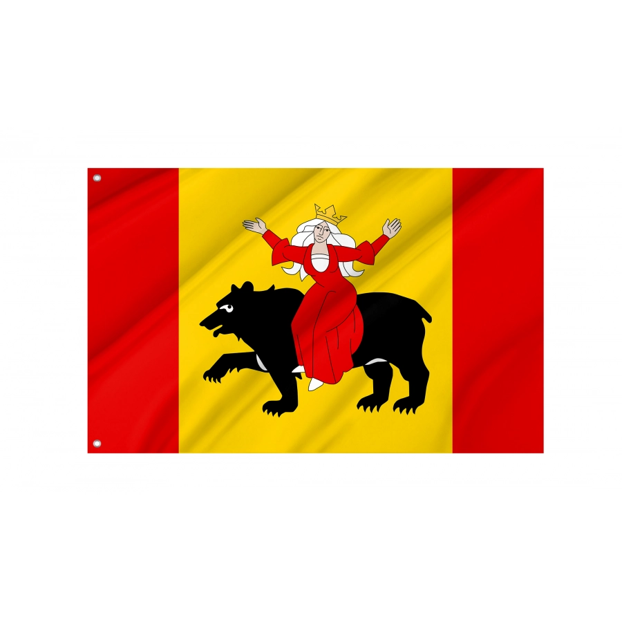 Flag Of Tomaszow Mazowiecki, Patriotic Flags, Unique Design Print, Flags For Indoor & Outdoor Use - High Quality Poland for Indoor and Outdoor Use