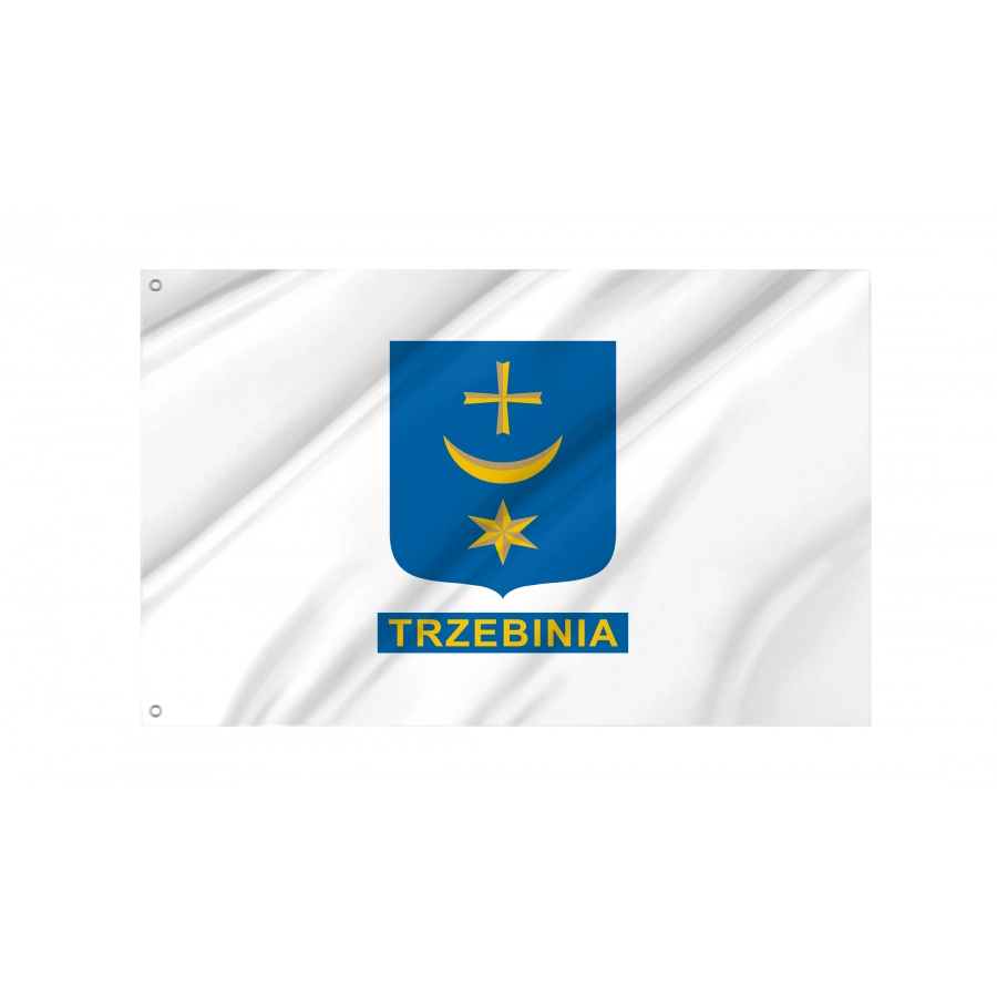Flag Of Trzebinia, Patriotic Flags, Unique Design Print, Flags For Indoor & Outdoor Use - High Quality Poland for Indoor and Outdoor Use