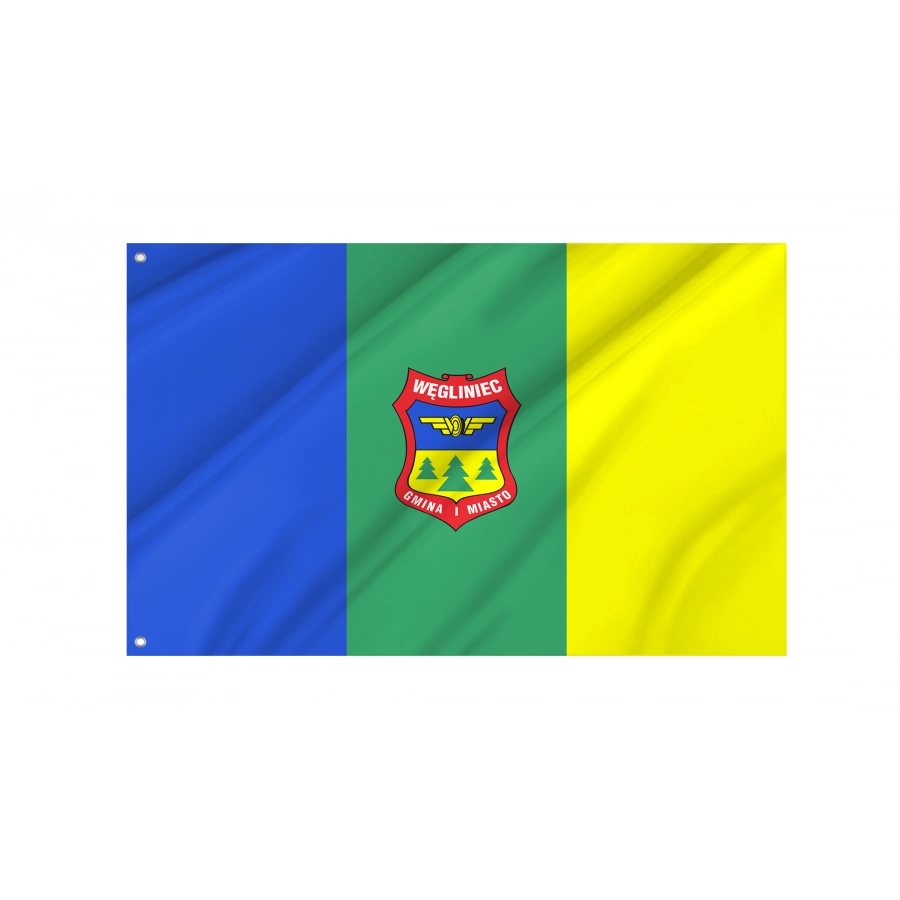 Flag Of Wegliniec, Patriotic Flags, Unique Design Print, Flags For Indoor & Outdoor Use - High Quality Poland for Indoor and Outdoor Use