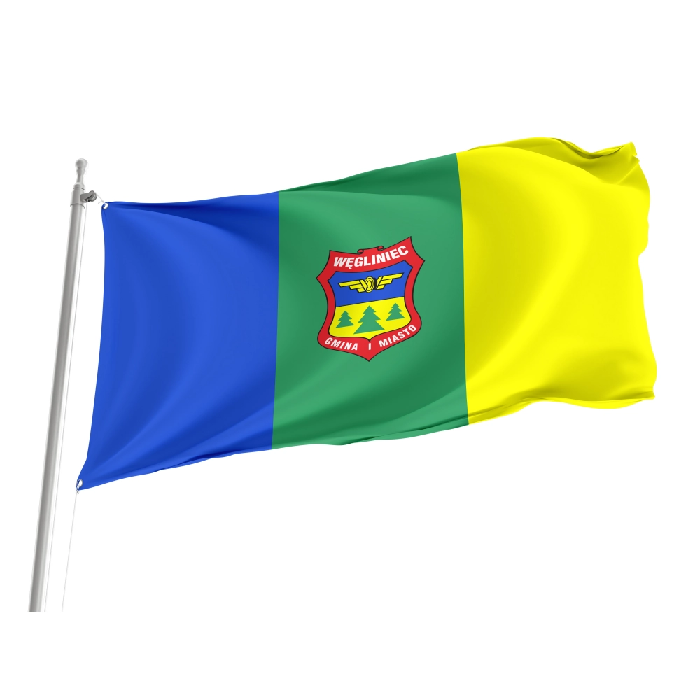 Wegliniec Flag for Indoor & Outdoor Use
