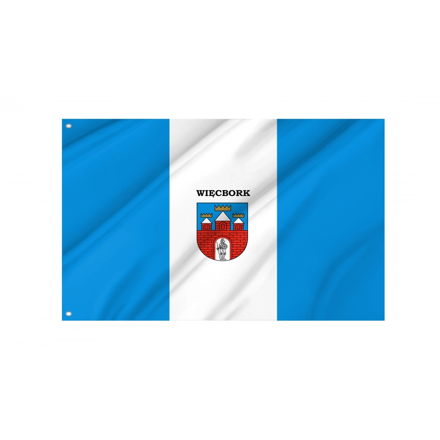 Flag Of Wiecbork, Patriotic Flags, Unique Design Print, Flags For Indoor & Outdoor Use - High Quality Poland for Indoor and Outdoor Use