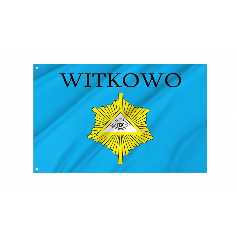 Flag Of Witkowo, Patriotic Flags, Unique Design Print, Flags For Indoor & Outdoor Use - High Quality Poland for Indoor and Outdoor Use
