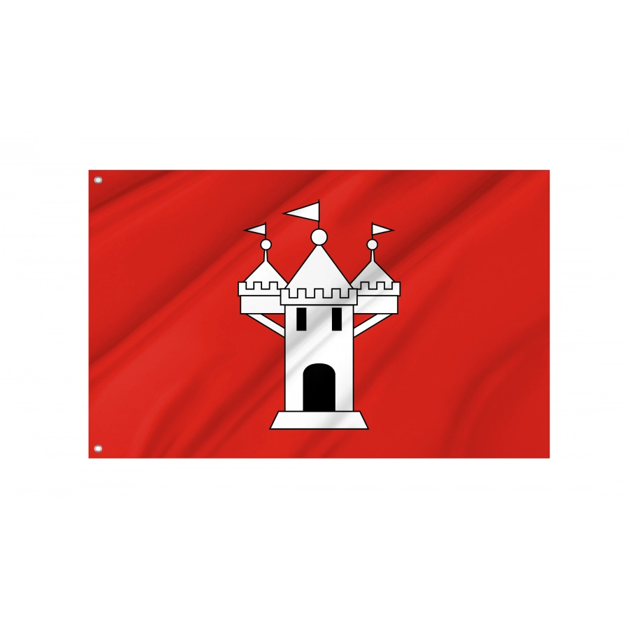 Flag Of Wolborz, Patriotic Flags, Unique Design Print, Flags For Indoor & Outdoor Use - High Quality Poland for Indoor and Outdoor Use
