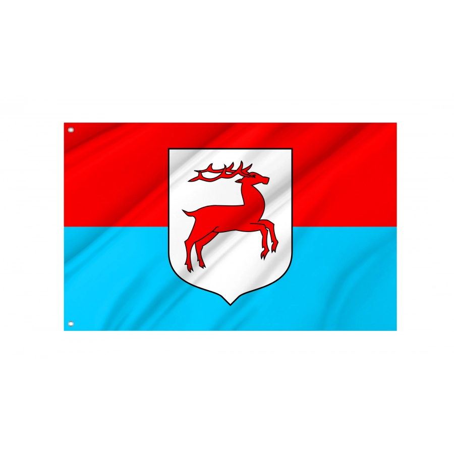 Flag Of Zabludow, Patriotic Flags, Unique Design Print, Flags For Indoor & Outdoor Use - High Quality Poland for Indoor and Outdoor Use
