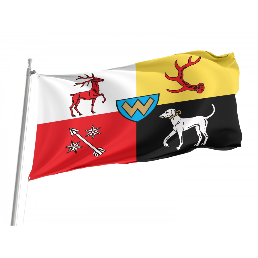 Flag Of Zary, Patriotic Flags, Unique Design Print, Flags For Indoor & Outdoor Use - High Quality Poland for Indoor and Outdoor Use