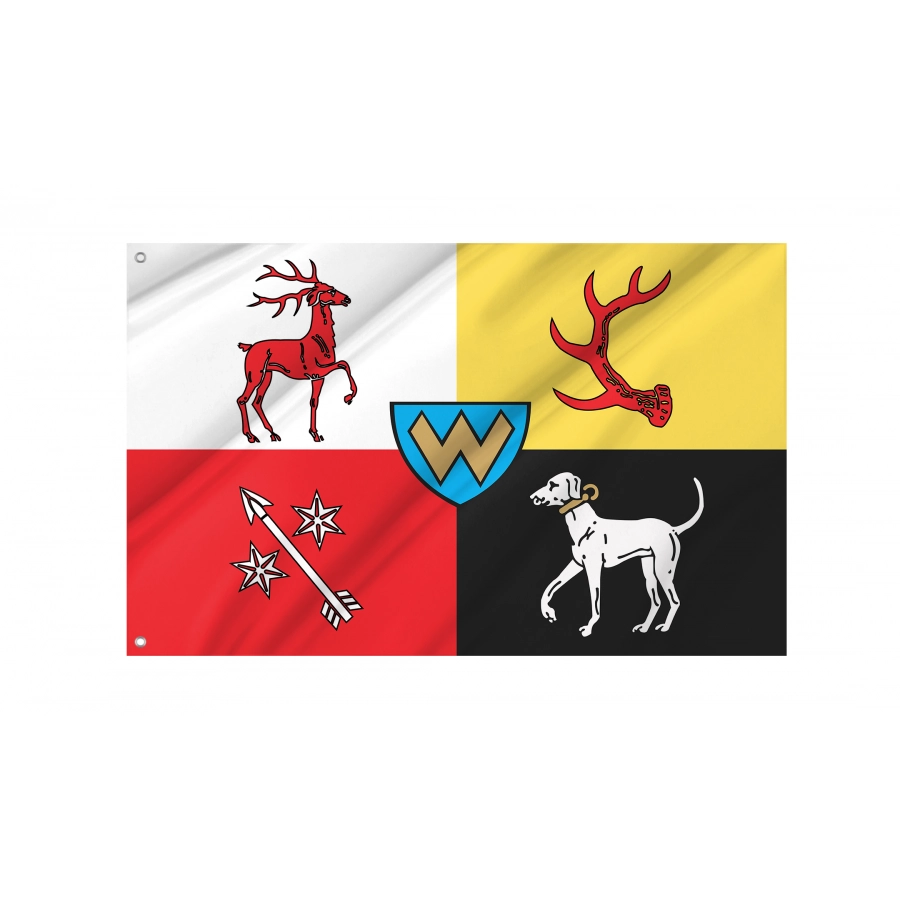 Flag Of Zary, Patriotic Flags, Unique Design Print, Flags For Indoor & Outdoor Use - High Quality Poland for Indoor and Outdoor Use