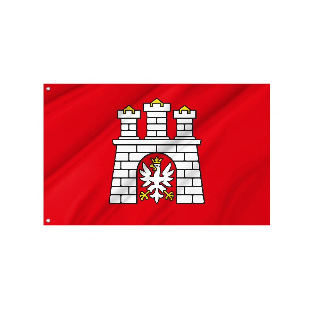 Zgierz Flag for Indoor & Outdoor Use