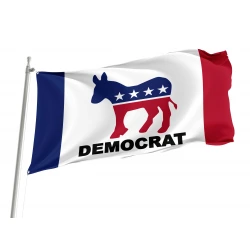 Democrat Donkey Party Flag for Indoor & Outdoor Use