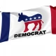 Democrat Donkey Party Flag for Indoor & Outdoor Use - Imagine 1