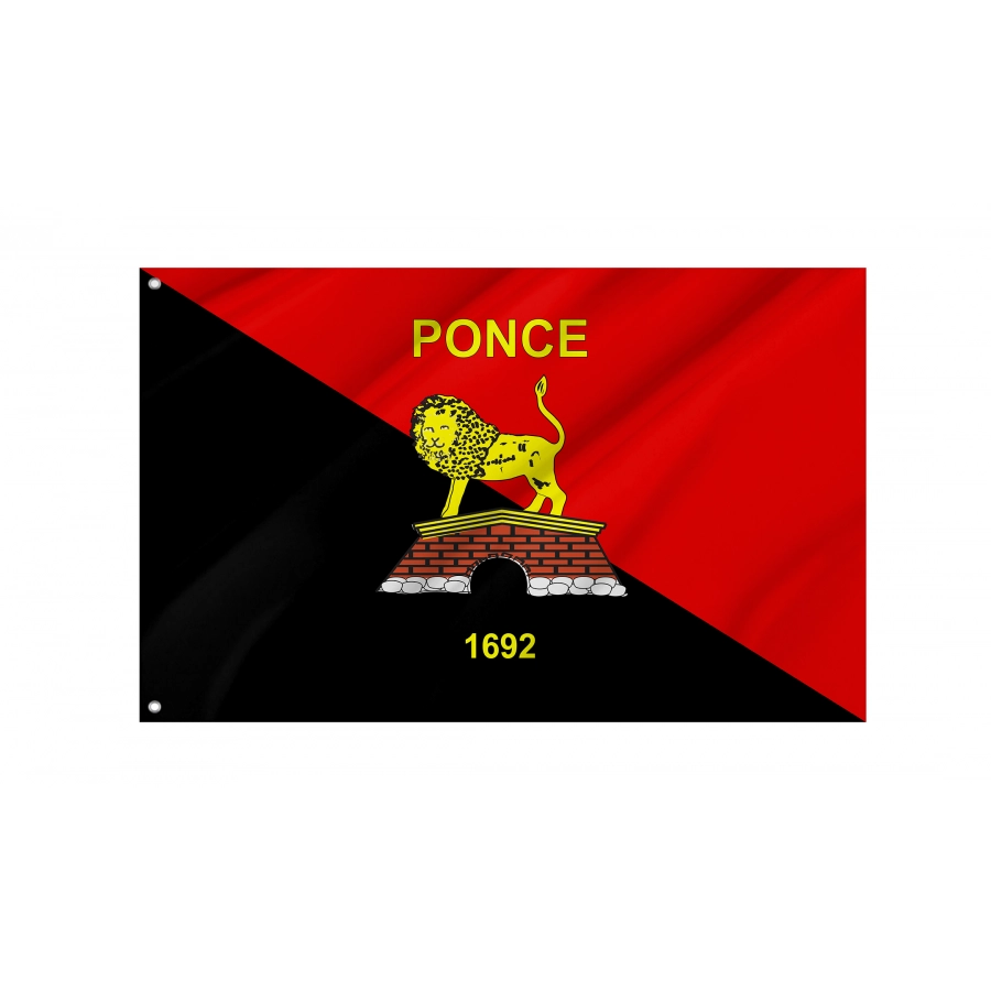 Flag Of Ponce, Puerto Rico, Patriotic Flags, Unique Design Print, Flags For Indoor & Outdoor Use - High Quality Puerto Rico for Indoor and Outdoor Use