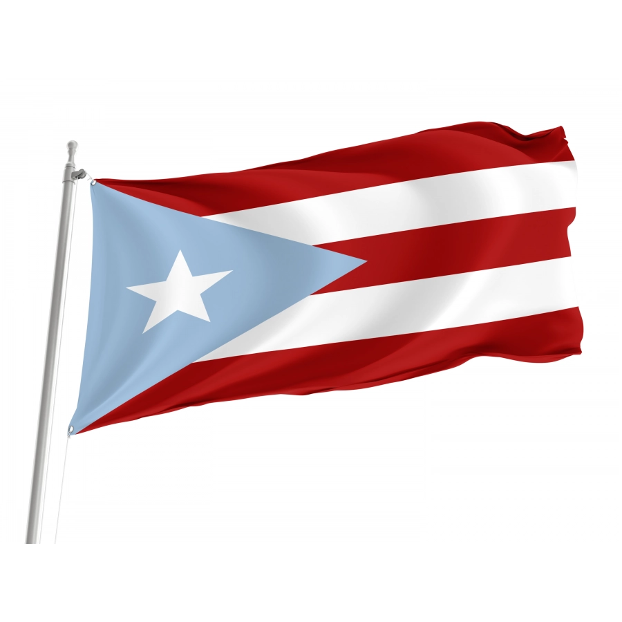 Flag Of Puerto Rico 1895-1952, Patriotic Flags, Unique Design Print, Flags For Indoor & Outdoor Use - High Quality Puerto Rico for Indoor and Outdoor Use