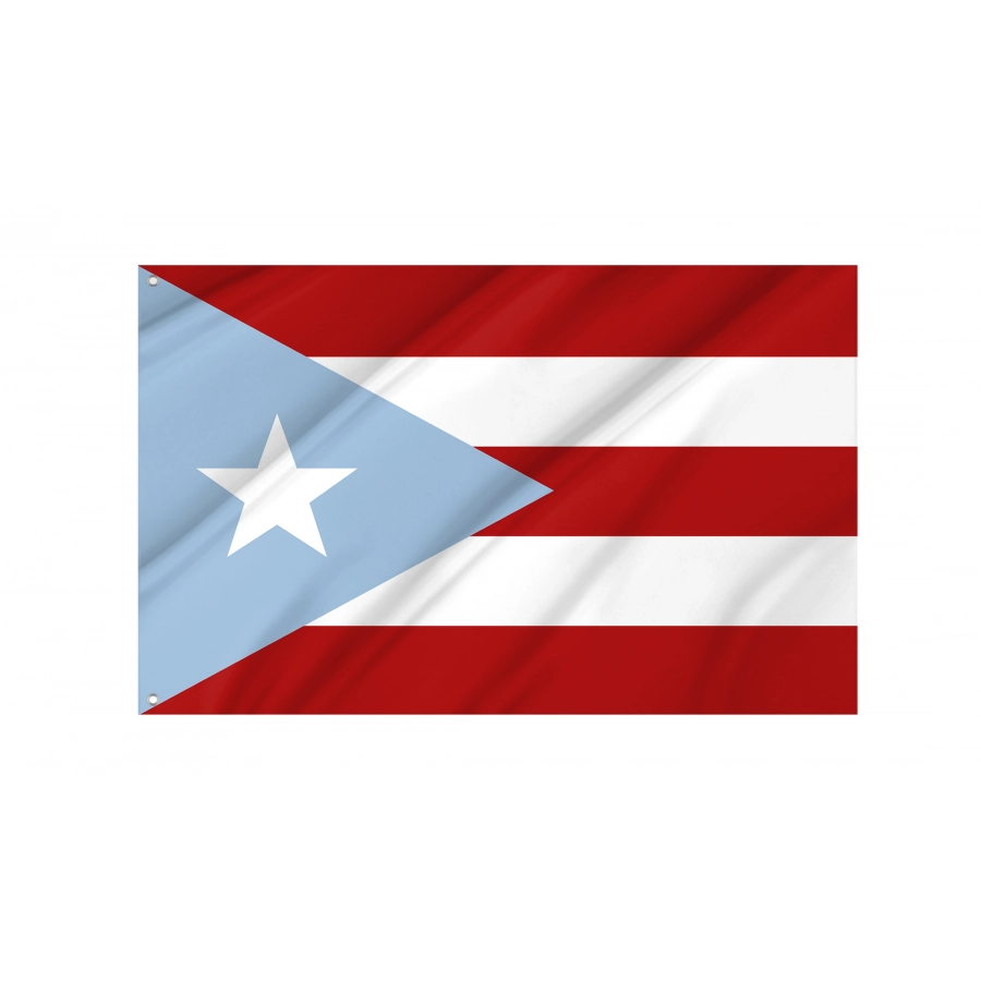 Flag Of Puerto Rico 1895-1952, Patriotic Flags, Unique Design Print, Flags For Indoor & Outdoor Use - High Quality Puerto Rico for Indoor and Outdoor Use