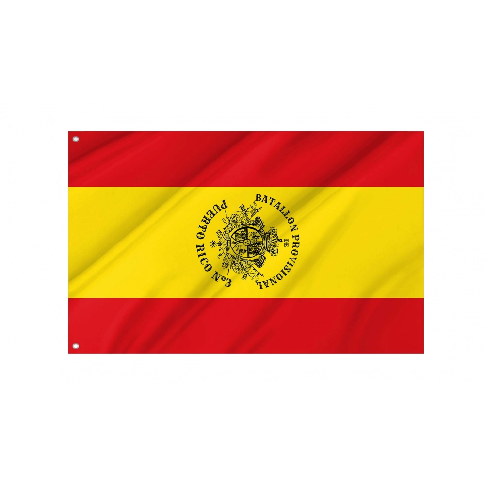 Batallon Provisional de Puerto Rico No3 Flag for Indoor & Outdoor Use