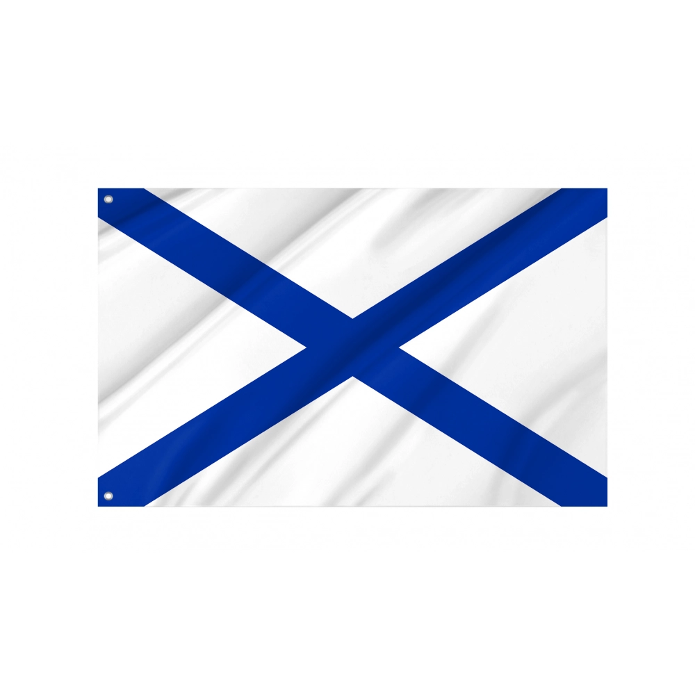 Naval Ensign of Russia Flag for Indoor & Outdoor Use