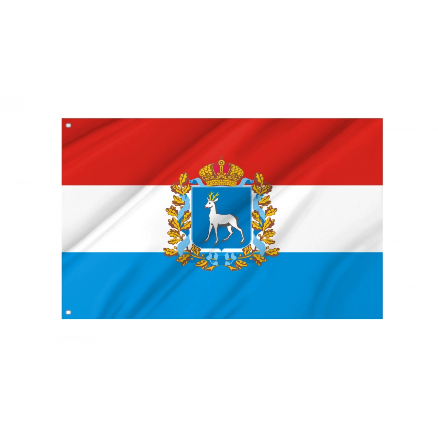 Flag Of Standard Of The Governor Of Samara, Patriotic Flags, Flags For Indoor & Outdoor Use - High Quality Russia for Indoor and Outdoor Use