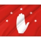 Abazinsky Rayon Flag for Indoor & Outdoor Use - Imagine 2