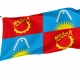 Flag of Balashikha District, Patriotic Flags, Unique Design Print, Flags for Indoor & Outdoor Use - Imagine 1