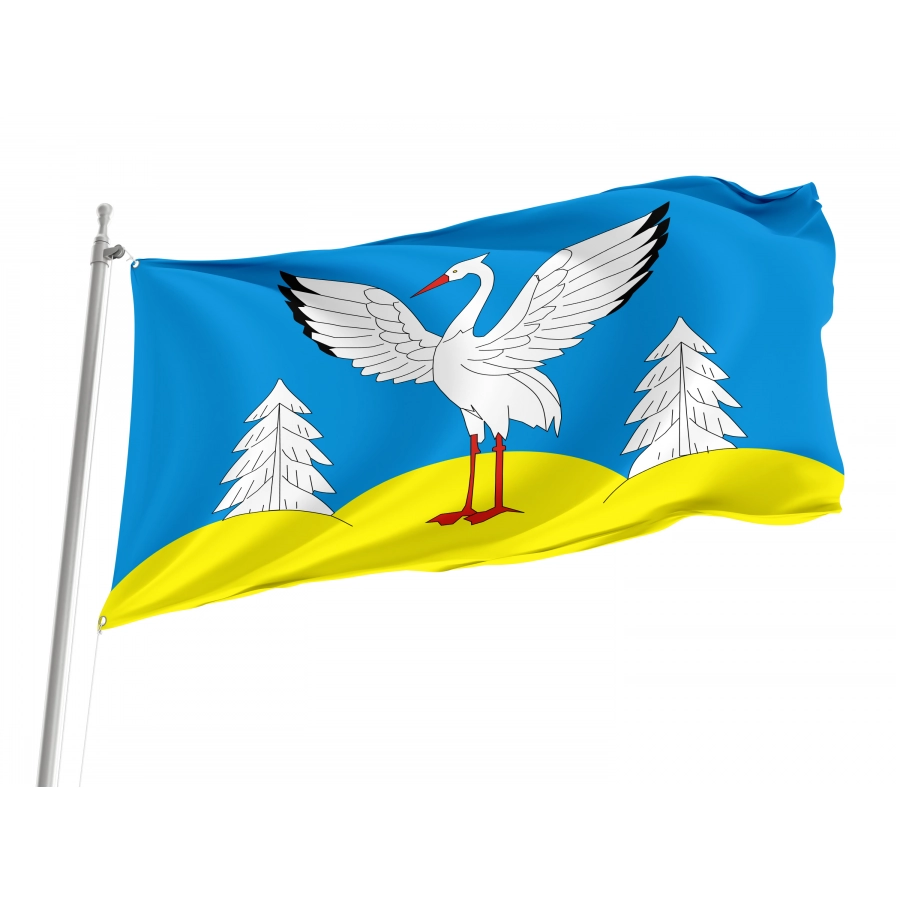 Flag Of Batama Rural Settlement, Patriotic Flags, Unique Design Print, Flags For Indoor & Outdoor Use - High Quality Russia for Indoor and Outdoor Use